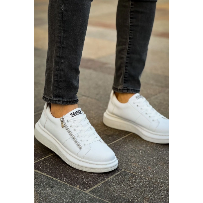 RS601 - Lüx Süet Erkek Ayakkabı BEYAZ