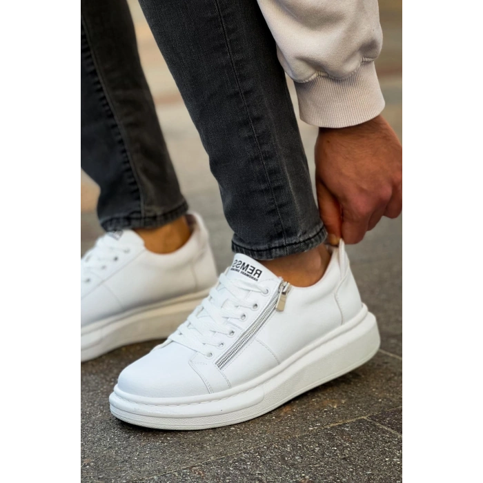 RS601 - Lüx Süet Erkek Ayakkabı BEYAZ