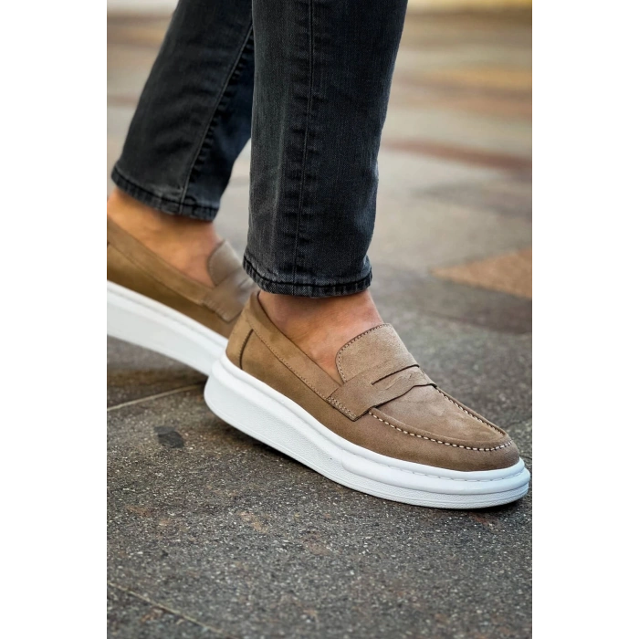 RS615 - Lüx Süet Erkek Ayakkabı VIZON