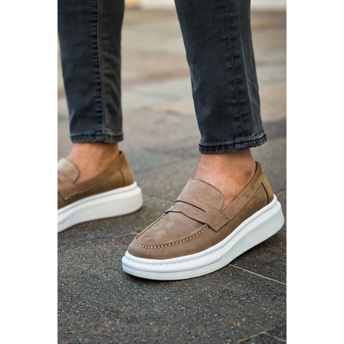 RS615 - Lüx Süet Erkek Ayakkabı VIZON