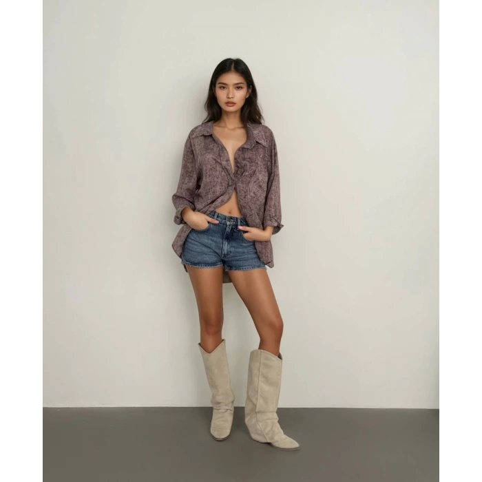 desenli gömlek s7331