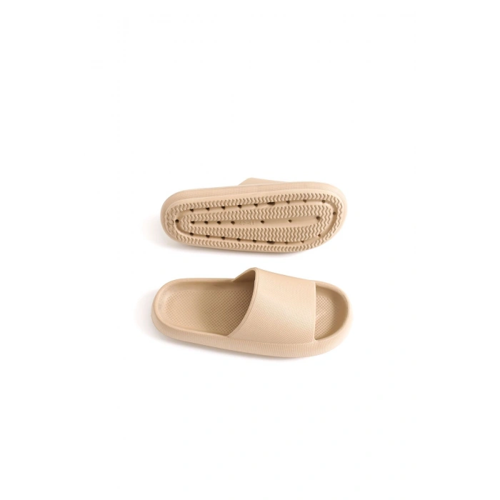 TRL001 - Poliüretan Erkek Terlik BEJ