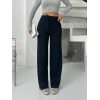 Fitilli şardonlu pantolon siyah a4058