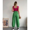 Şalvar pantolon yeşil s23202