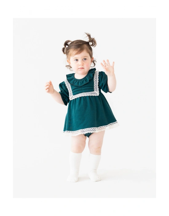 Miniycool 9010 Mnz Marka Victoria Romper Tulum Kız 3-12 Ay Kız