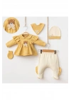 Miniycool 7056 Mnz Marka Cute Bear Yeni Doğan Hastane Çıkışı Kız 5li Set