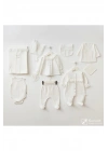 Miniycool 10009 Mnz Marka Elegant Yeni Doğan Hastane Çıkışı Kız 10lu Set