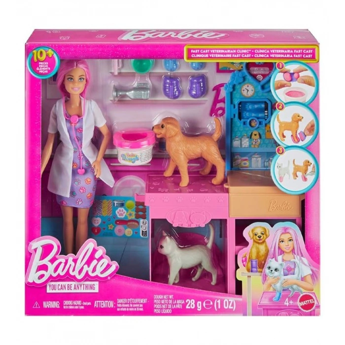 Mattel Barbie Veteriner Kliniği Bebek Aksesuarları