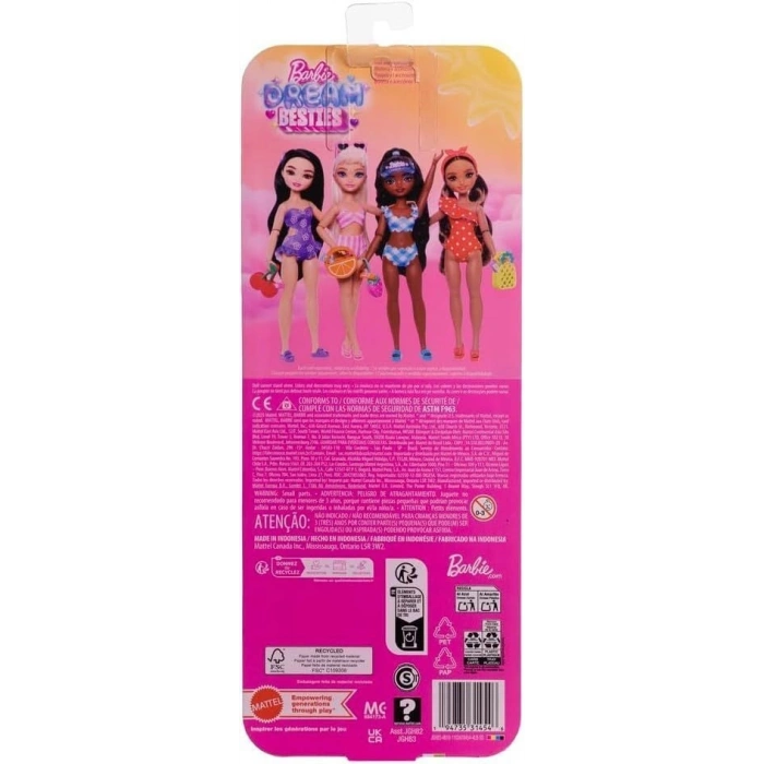 Mattel Barbie Dream Besties Yaz Temalı Bebekler