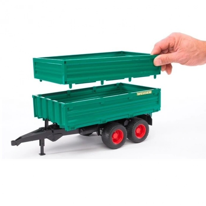 Bruder Römork Büyük Yeşil Damperli 02010