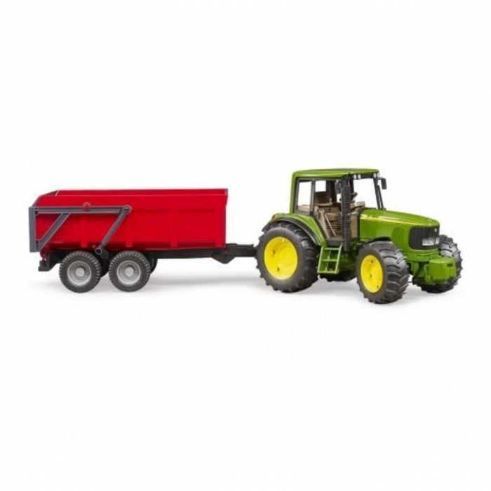 Bruder John Deere 6920 Traktör Kırmızı Römork 0205