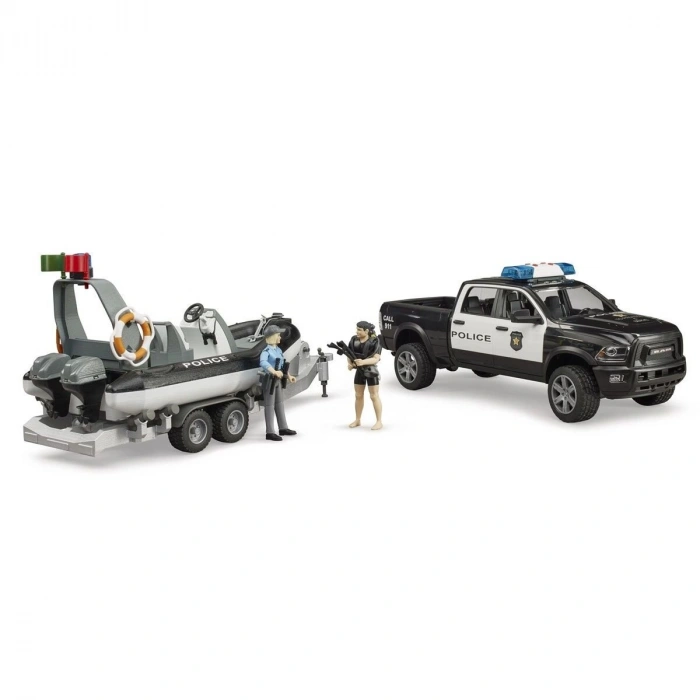 Bruder Ram 2500 Polis Römork Zodyak 2 Figür 02507