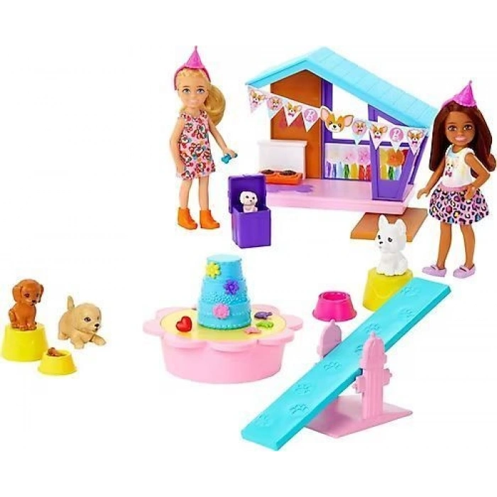 Mattel Chelsea Köpekçiğin Doğum Günü Set HJY88