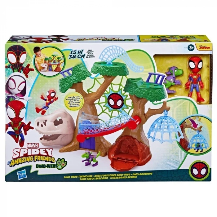 Hasbro Spidey Dino Webs Ağaç Evi Set F9477