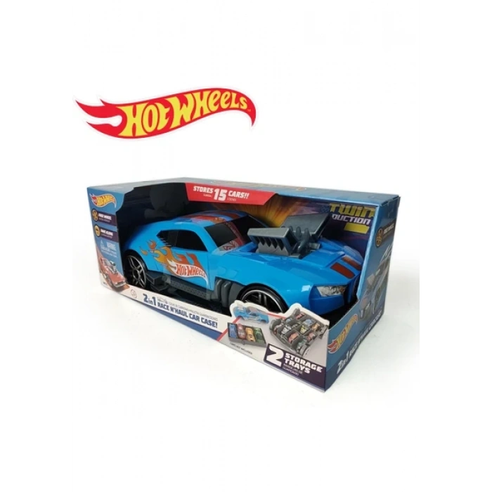 Mattel Hotwheels 2-in-1 Race N Haul Car Storage Case HWCC15