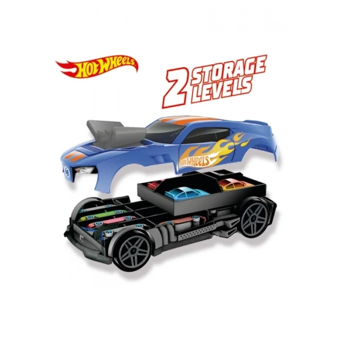 Mattel Hotwheels 2-in-1 Race N Haul Car Storage Case HWCC15