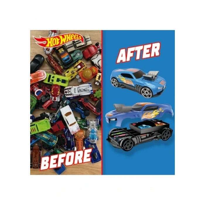 Mattel Hotwheels 2-in-1 Race N Haul Car Storage Case HWCC15