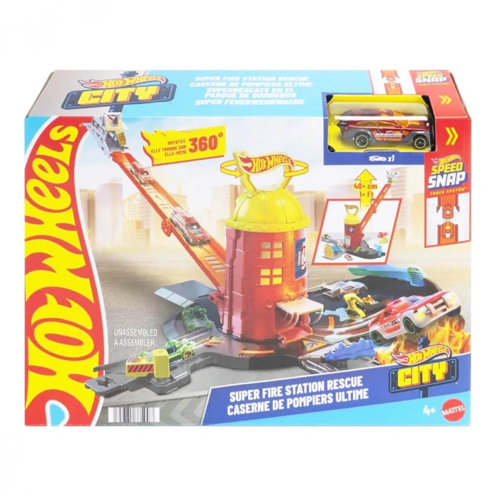 Mattel Hot Wheels City Süper İtfaiye İstasyonu