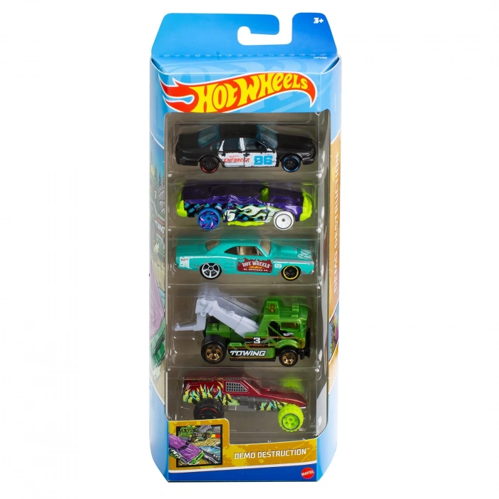 Mattel Hot Wheels Beşli Araba Seti 1806