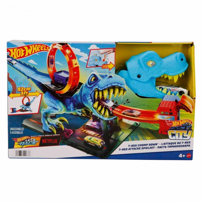 Mattel Hot Wheels Dinozor ile Mücadele Set HKX42