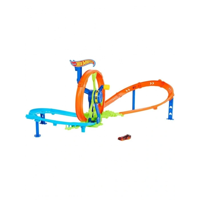 Mattel Hot Wheels Hızlı Fırlatma Döngü Parkuru JBX65