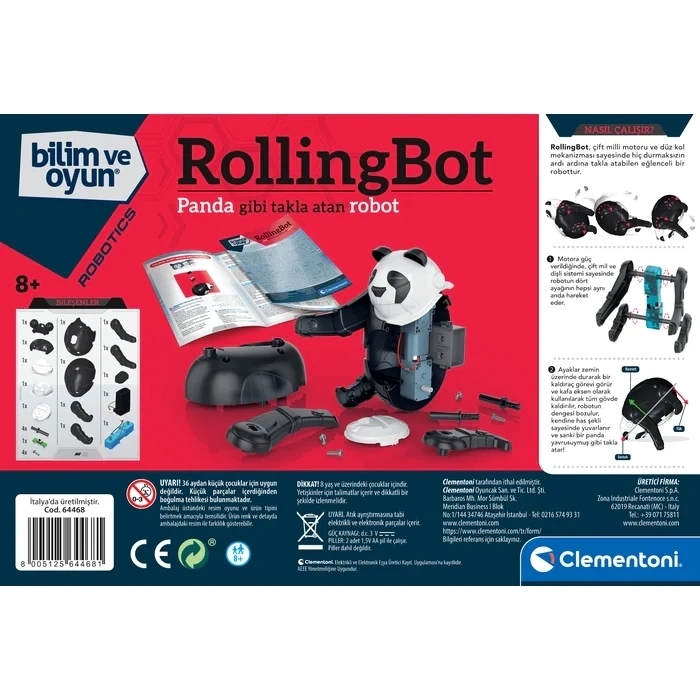 Clementoni Robotik Laboratuvarı Rollingbot 64468