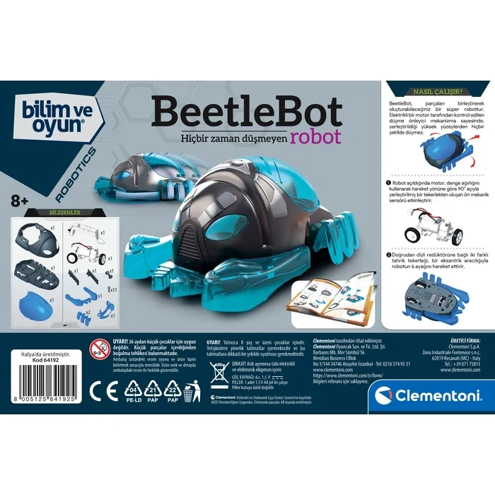 Clementoni Robotik Laboratuvarı Beetlebot 64192