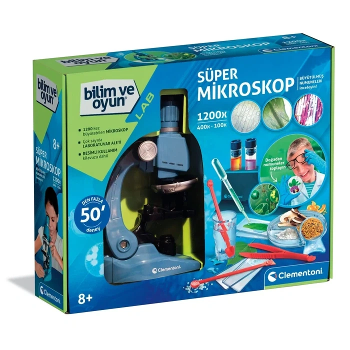 Clementoni Bilim Ve Oyun Süper Mikroskop 64741