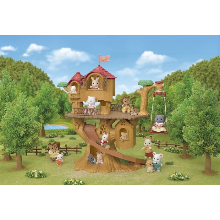 Adore Sylvanian Families Kamp Macerası Ağaç Evi Hediye Seti