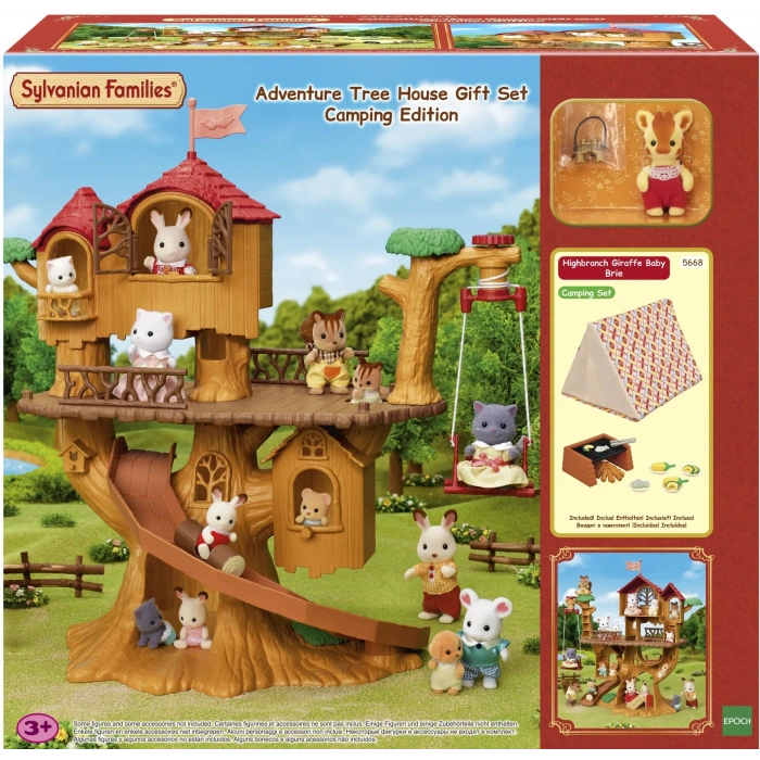 Adore Sylvanian Families Kamp Macerası Ağaç Evi Hediye Seti