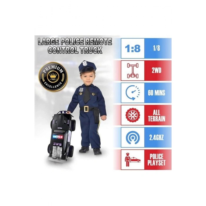 Seher 1:8 Hızlı Off Road Polis Aracı SH40185