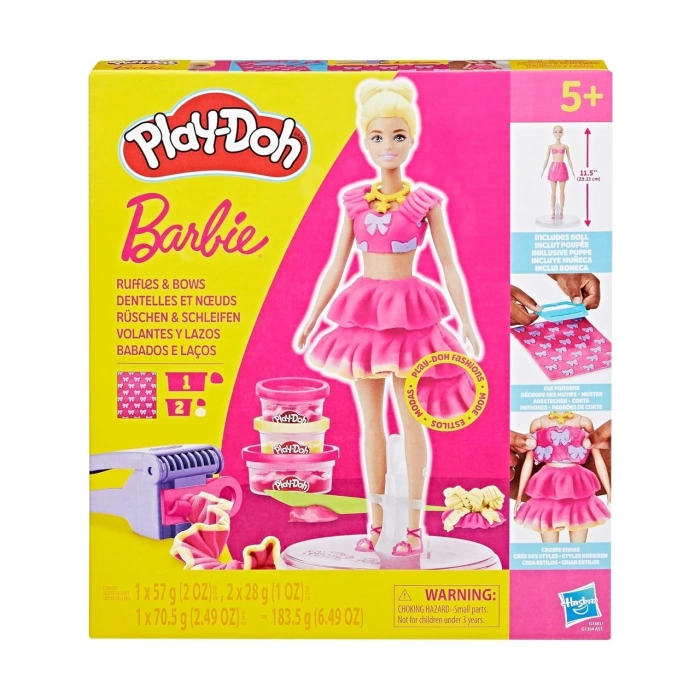 Hasbro Play Doh Barbie Volanlar ve Düğmeler G1361