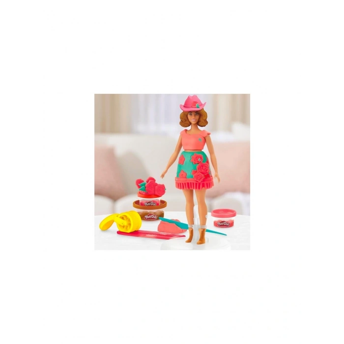 Hasbro Play Doh Barbie Çiçekli ve Püsküllü G1360