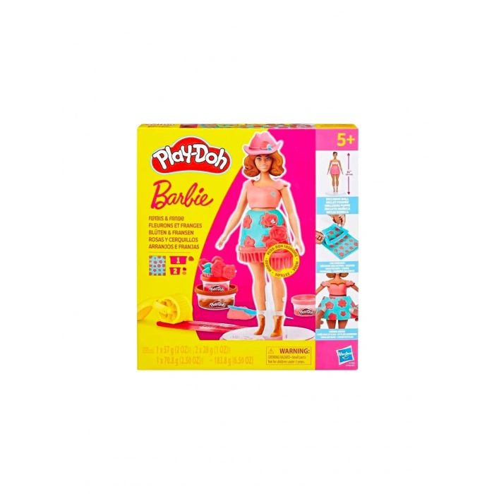 Hasbro Play Doh Barbie Çiçekli ve Püsküllü G1360