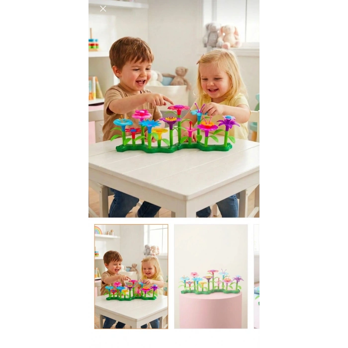 Çiçek Bahçesi Oyuncak Seti