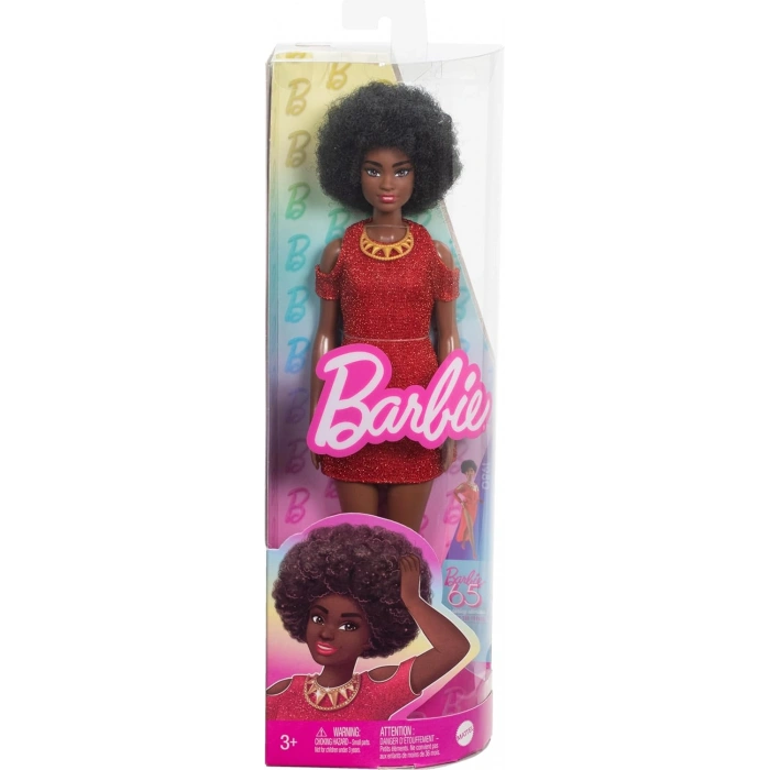 Barbie Fashionistas Doll #221 Doğal Siyah Saçlı