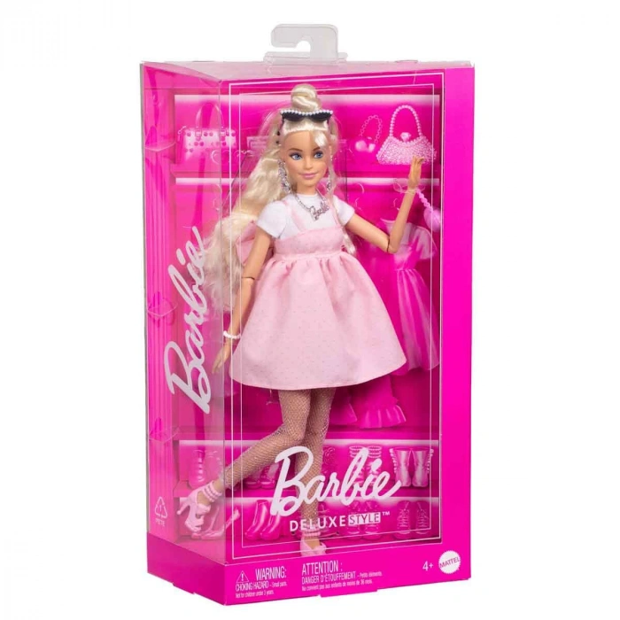 Barbie Deluxe Style Sarı Saçlı Bebek