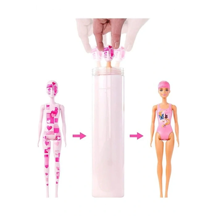 Barbie Color Reveal Balondan Hayvan Figürleri Serisi JFV58-JGB07