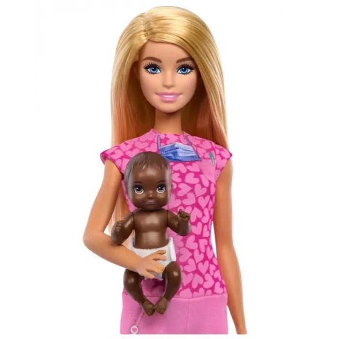 Barbie Bakım Temalı Kariyer Oyun Setleri Doktor Bebek
