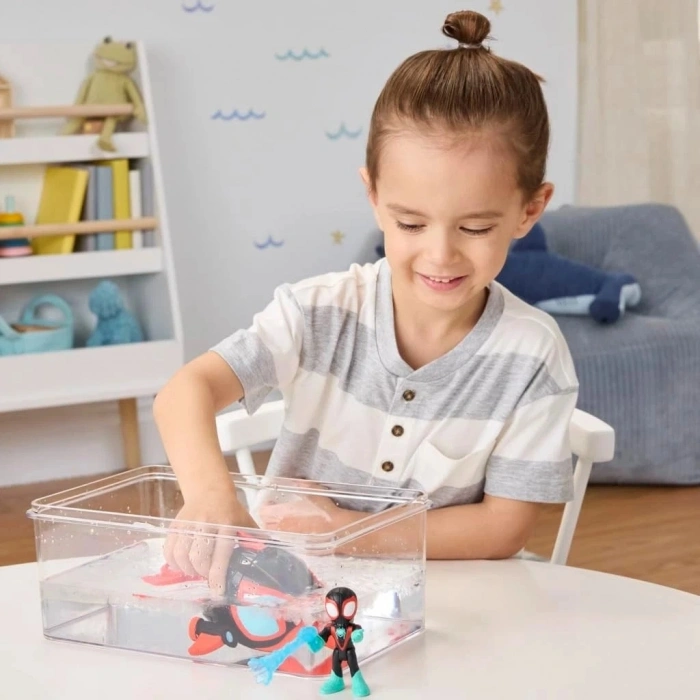 Marvel Spidey and His Amazing Friends Water Webs Miles Morales & Spin Dolphin Figür Seti