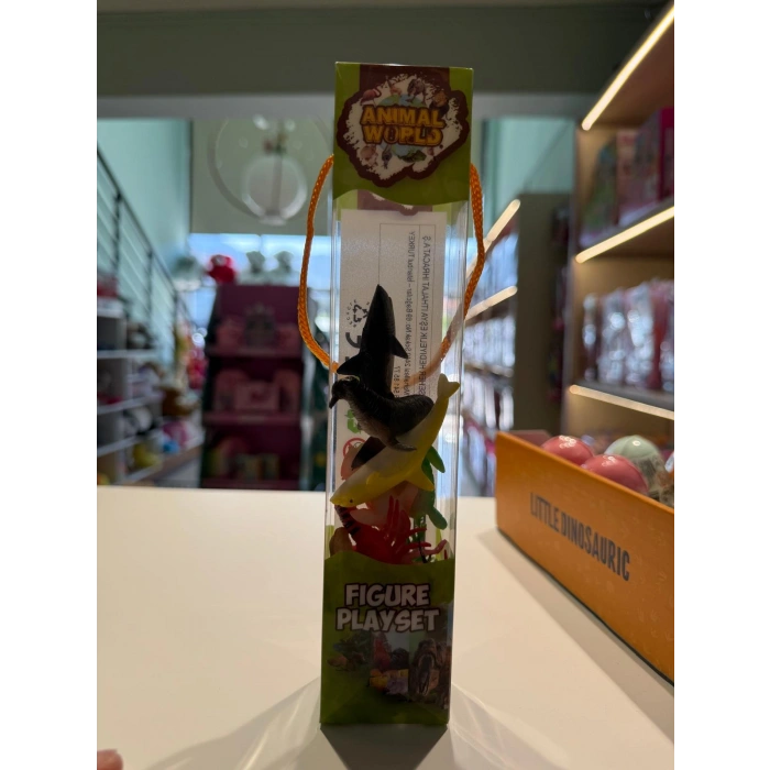 Seher Plastik Figür 12 Deniz Hayvanı Ve 1 Ağaç HY7