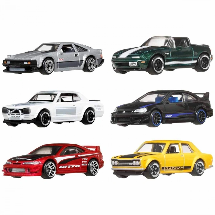 Mattel Hot Wheels Japon Temalı Çoklu Araba JBY77