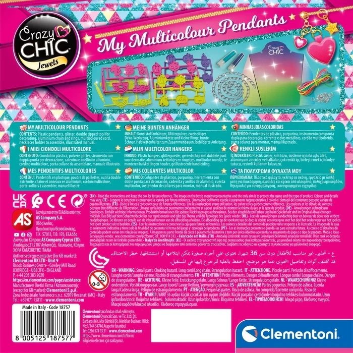 Clementoni Çok Renkli Kolyelerim 18757