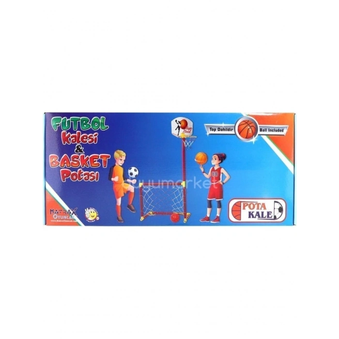 Matrax Portatif Kale Basket Potası 2 Si 1 Arada