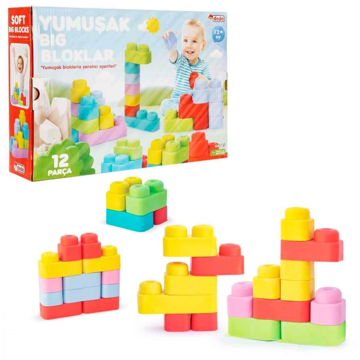 YUMUSAK BIG BLOKLAR 12 PARÇA