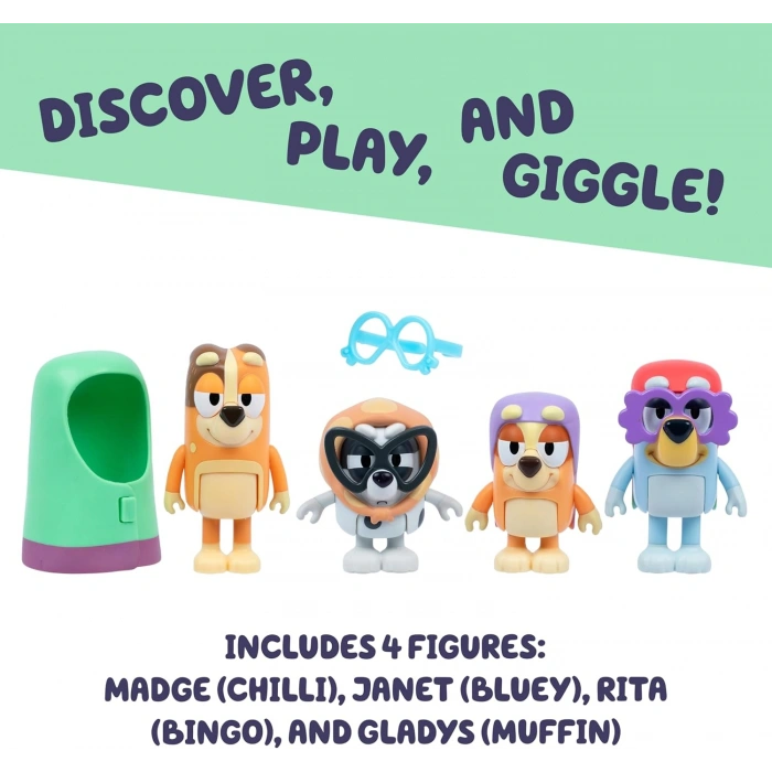 BLUEY 4LÜ FİGÜR SETİ 2A