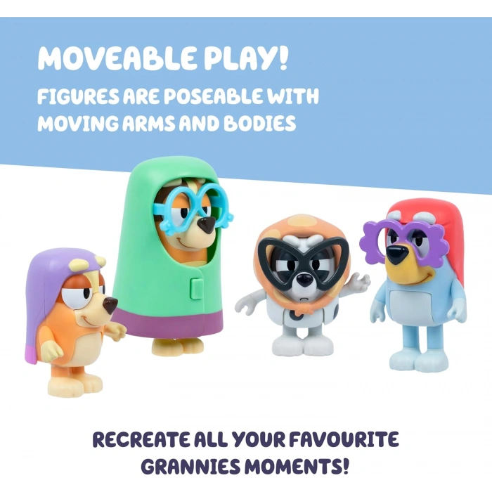 BLUEY 4LÜ FİGÜR SETİ 2A