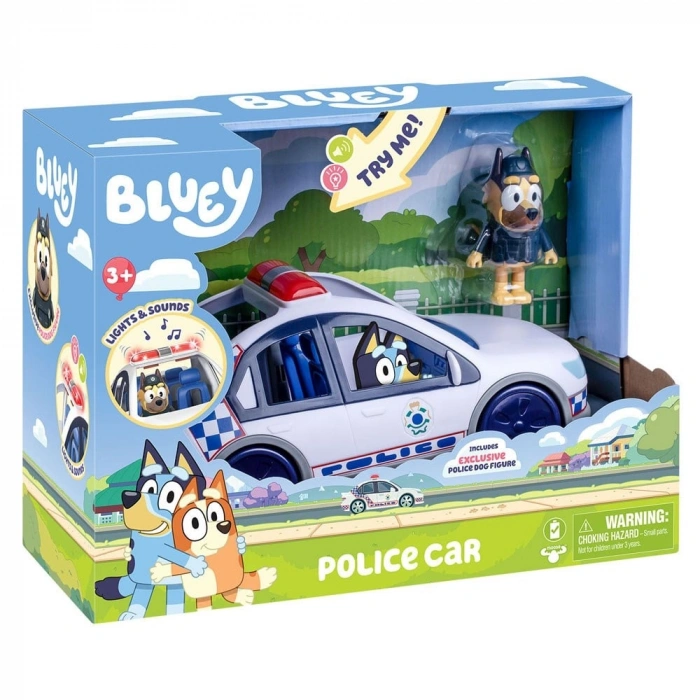 BLUEY POLİS ARABASI SESLİ VE IŞIKLI