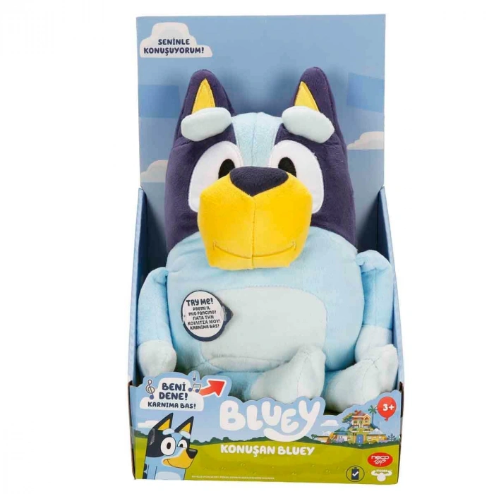 BLUEY TÜRKÇE KONUŞAN 35 CM PELUŞ FİGÜR