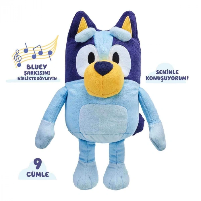 BLUEY TÜRKÇE KONUŞAN 35 CM PELUŞ FİGÜR